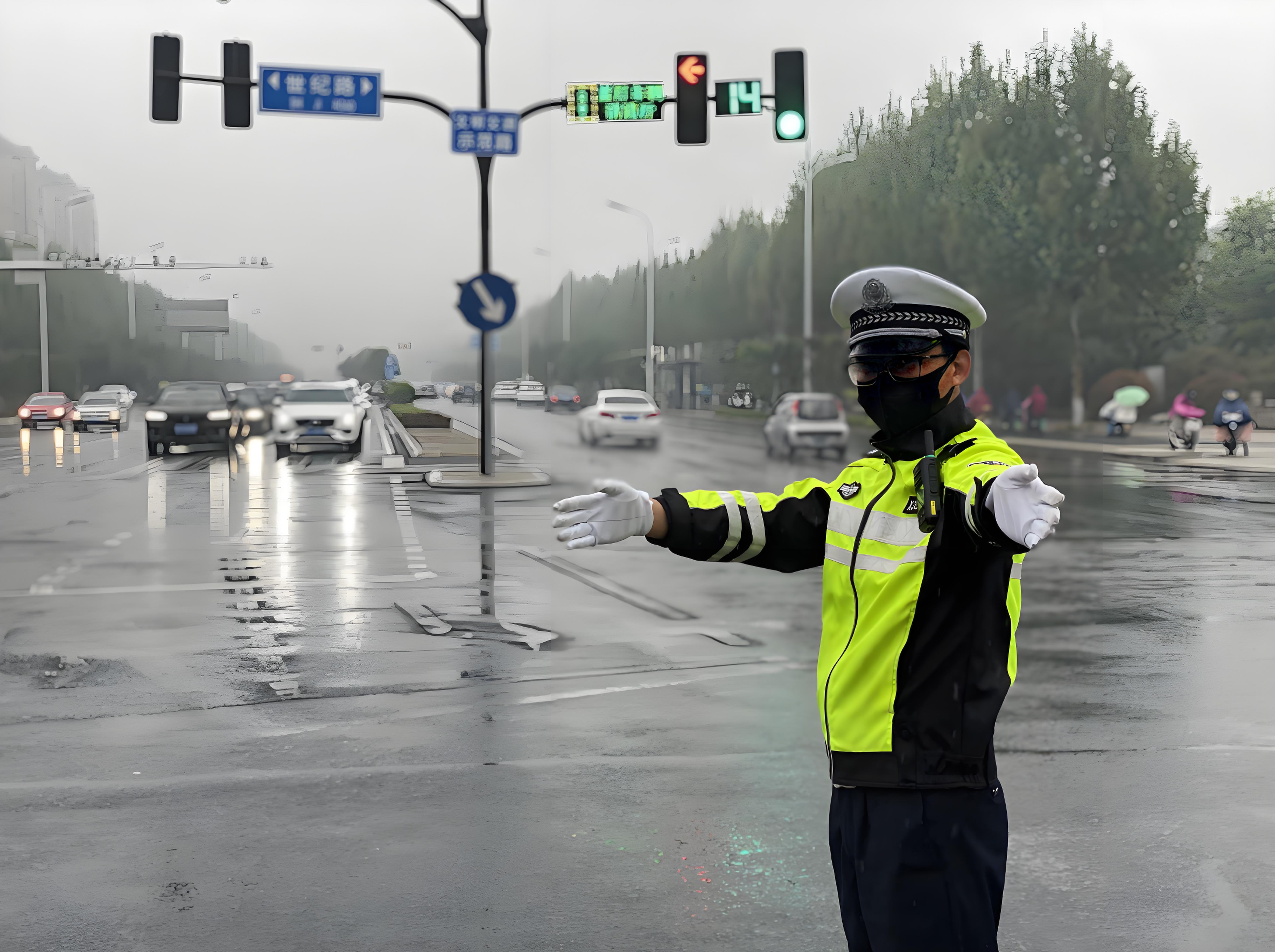 守护道路安全的“荧光绿”：交警反光执勤服解析