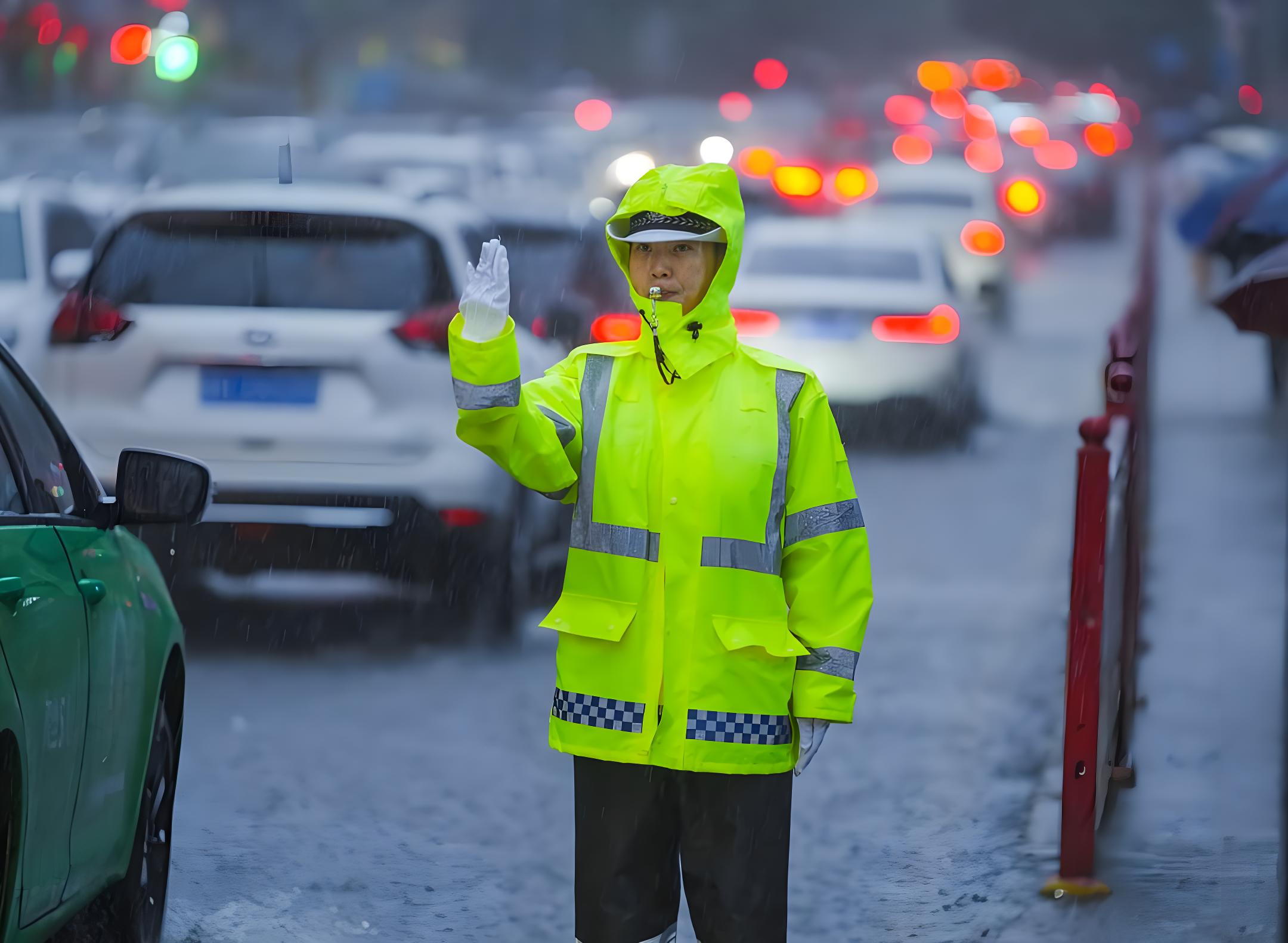牛津布套装反光雨衣选购要点：雨天作业的安全守护